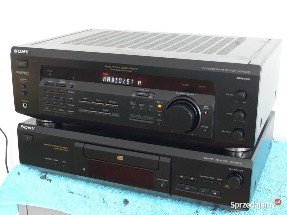 Amplituner Sony STRDE235 RDS mocny i sprawny Amplitunery