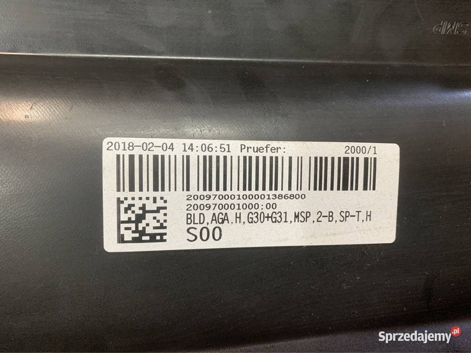 21754011 spojler dyfuzor zderzaka mpakiet bmw 5 osobowe Szczecin