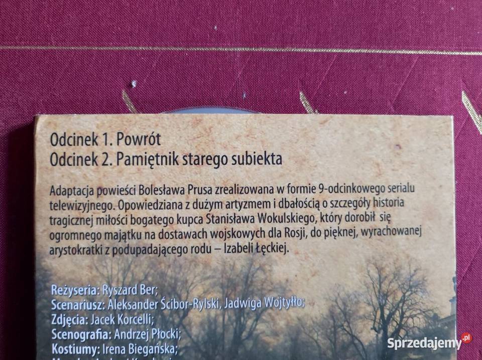 Lalka adaptacja powieści Bolesława Prusa 5 dvd obyczajowy Filmy Kielce