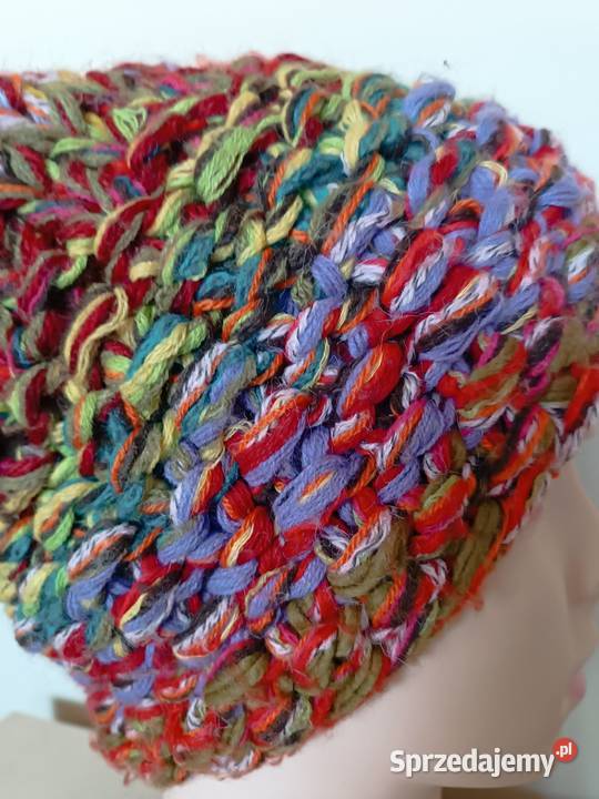 Czapka zimowa handmade Elz4 sprzedam