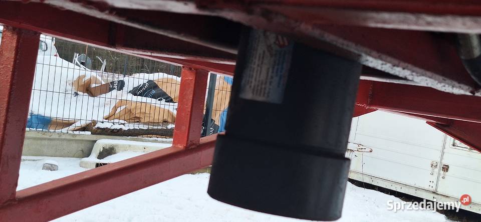 Przyczepa jednoosiowa masywna wywrotka Lubin