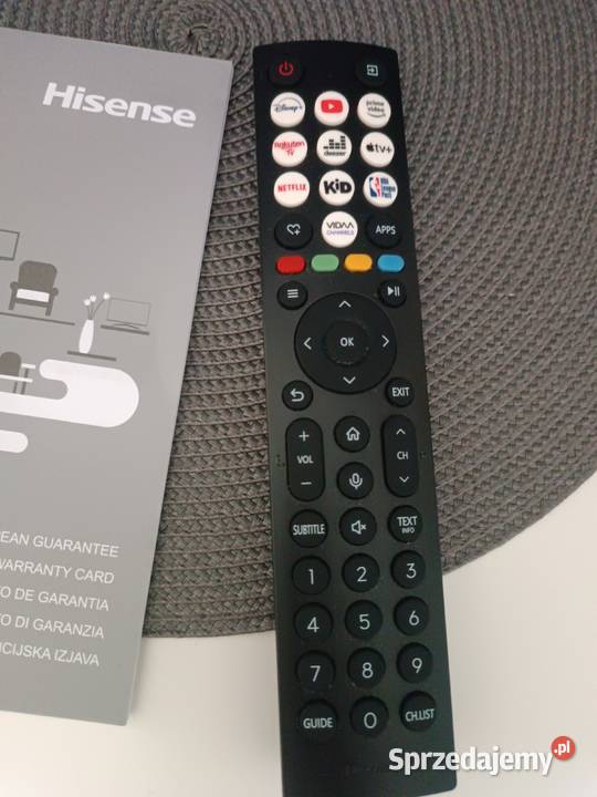 TV gwarancja 31032027 LED 4K HISENSE 43A6N 43 4K Libiąż