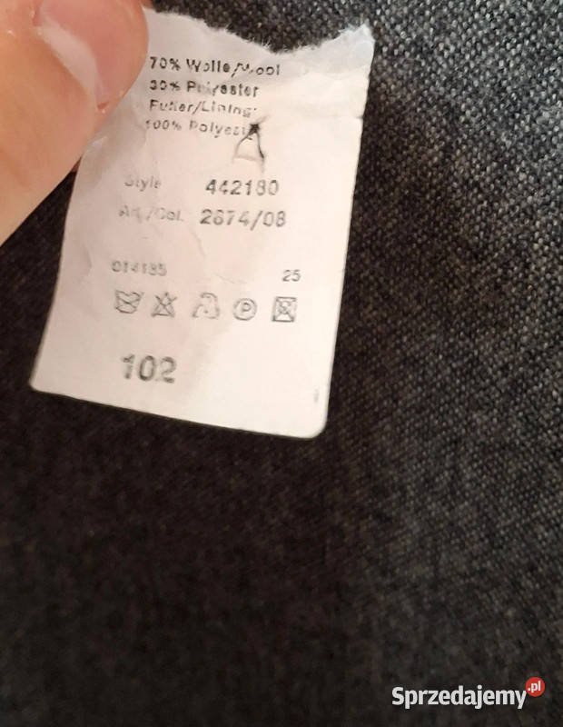 Marynarka vintage Camel Collection grafitowa Zielona Góra