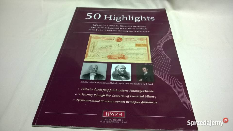 katalog aukcyjny papierów wartościowych 5054 Warszawa