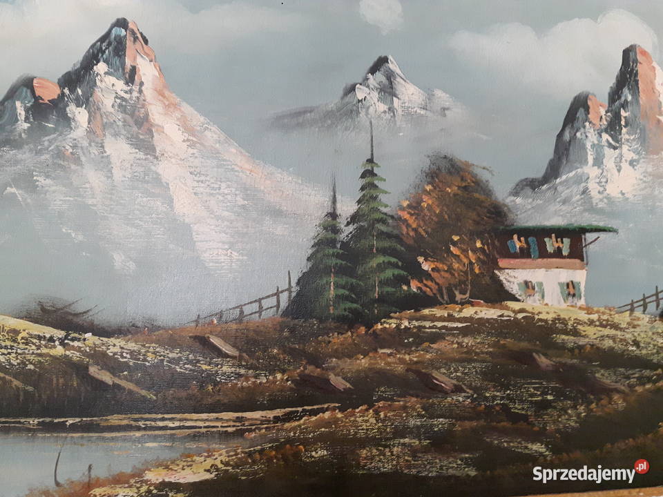 Obraz olejny Pejzaż górski mazowieckie Warszawa