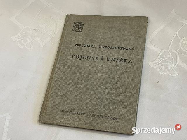 Czechosłowacka Książeczka Wojskowa 1951 SR Kraków