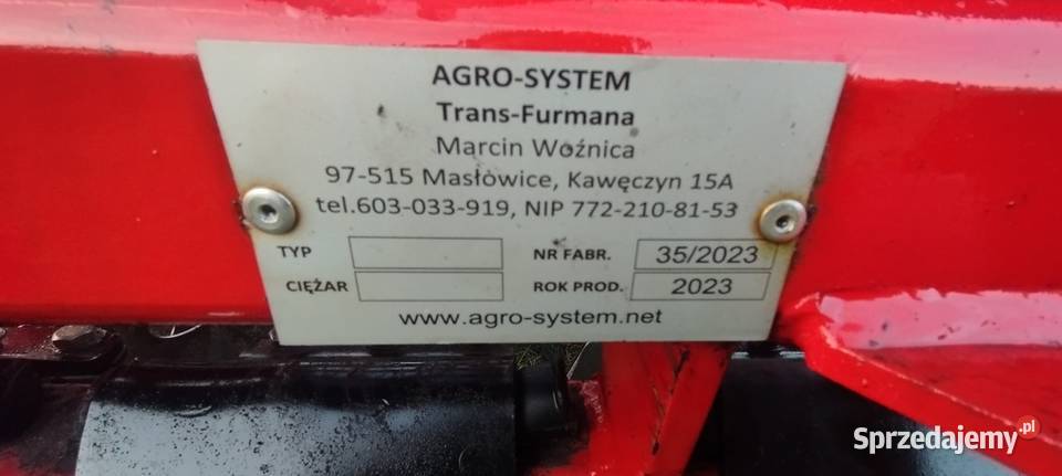 Brona talerzowa 27m Agro system talerzówka Wartkowice