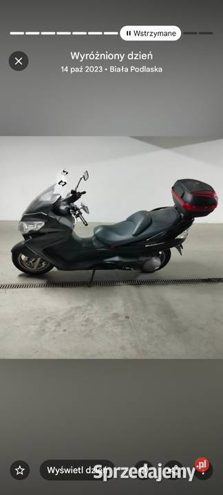 Suzuki Burgman 400 Zamiana auto terenowe z Suzuki Biała Podlaska sprzedam