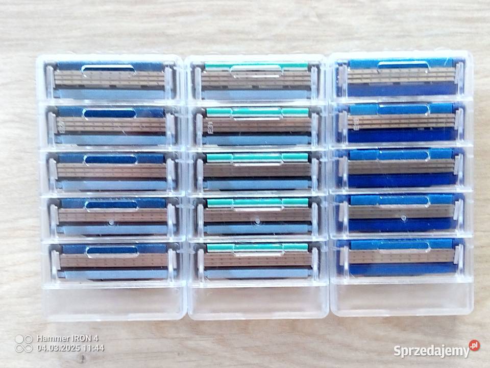 Gillette Mach 3 Oryginalne Wkłady różne rodzaje Łódź