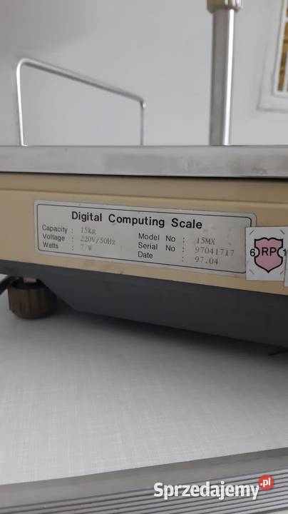 Waga elektroniczna sklepowa do 15 Kołbiel