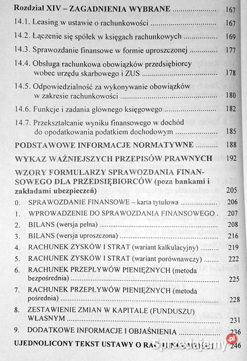 Zasady rachunkowości przedsiębiorców Jerzy Roman Chełm