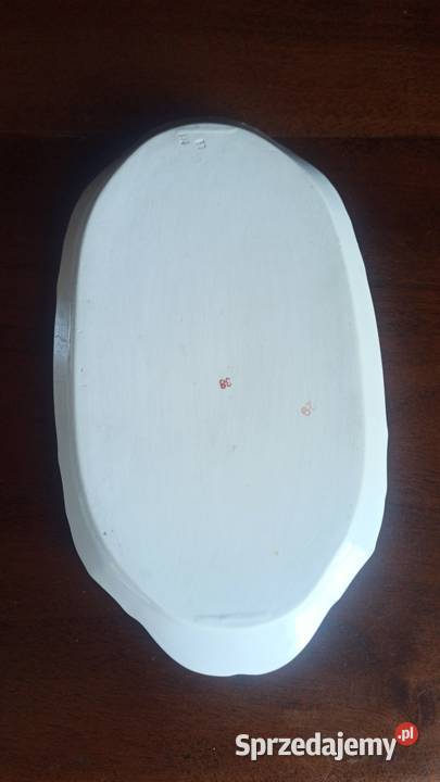 Półmisek biały bez sygnatury
Z reliefami Złocony Gdańsk