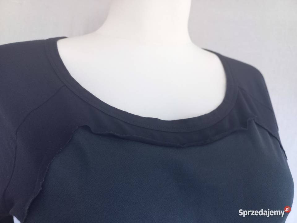 Bluzka damska Longsleeve niebieski r M Turnover niebieski Moda i Styl Białystok