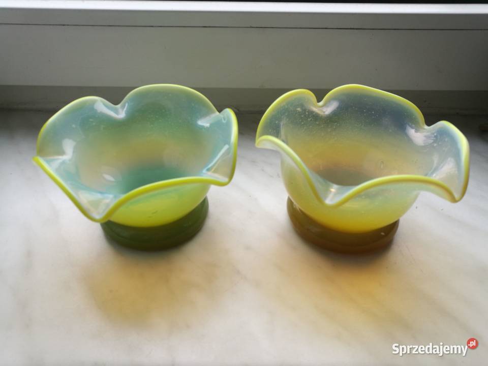 Dwie żółte miseczki Silesia Ząbkowice Choszczno sprzedam