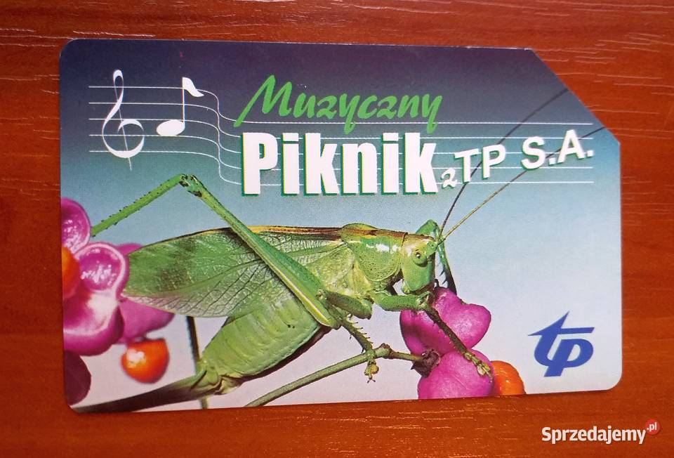 MUZYCZNY PIKNIK Z TP SA KARTA TELEFONICZNA Piszczac sprzedam