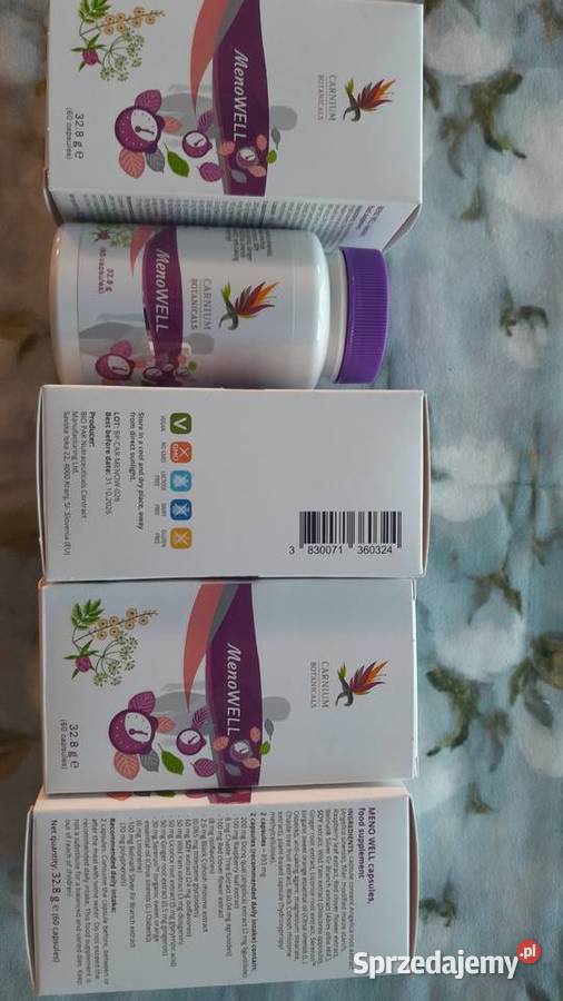 MenoWELL skutecznie ŁAGODZI OBJAWY MENOPAUZY 100 Pozostałe Warszawa