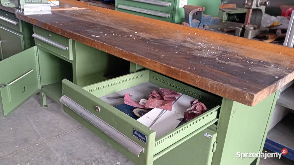 stół warsztatowy Garant imadło małopolskie Brzesko