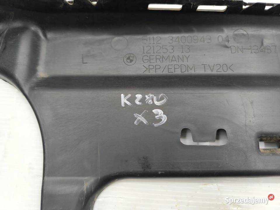ŚLIZG ZDERZAKA LEWY TYŁ BMW X3 E83 20D 150 sprzedam