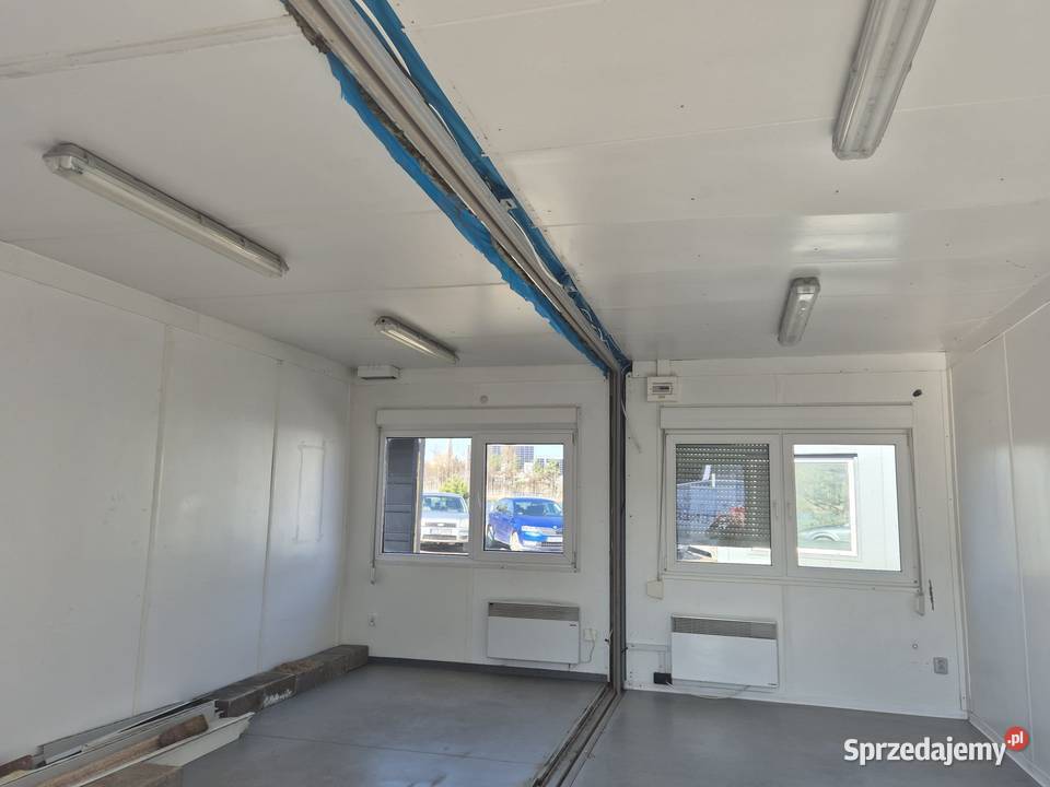 Duo salka podwójny kontener biurowy 30m2 Magazynowanie Gdańsk