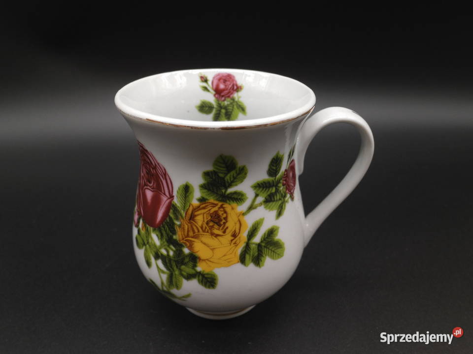 Kubek z motywem róż Raszków