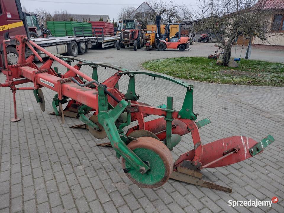 Pług 4skibowy zagonowy kverneland zabezpieczenia Kverneland Sośno
