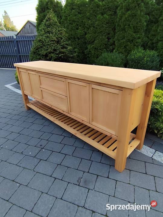 Komoda szafka łazienkowa lite drewno 200cm