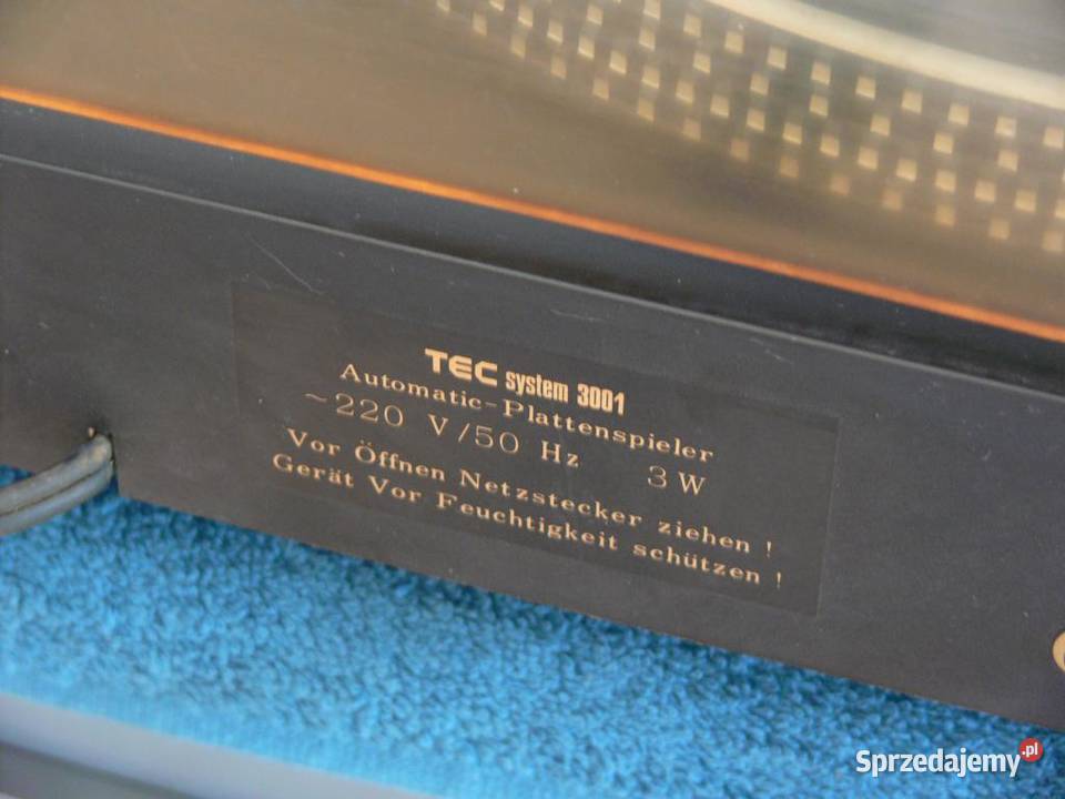 Gramofon TEC System 3001 igła Vintage WYSYŁKA podkarpackie Jasło