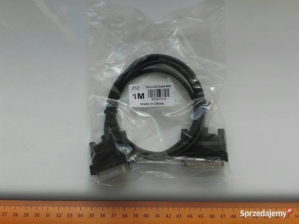 Kabel DVIDVI 1m kolor czarny NOWY w woreczku 241 Bydgoszcz sprzedam