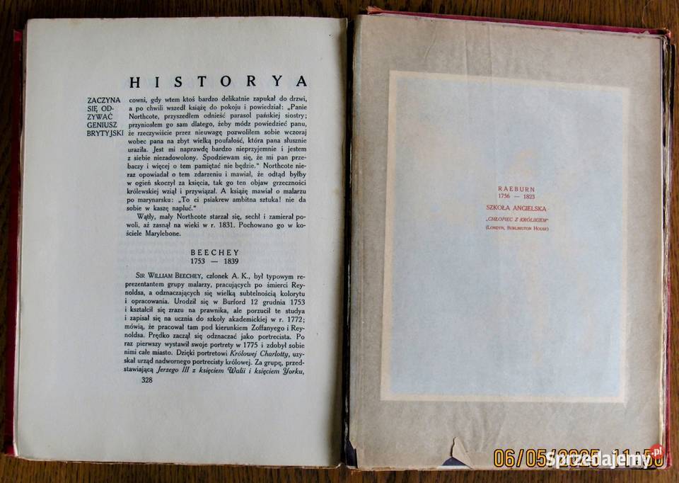 Malarstwo angielskie Tom 7 Historii malarstwa w Bychawka Trzecia