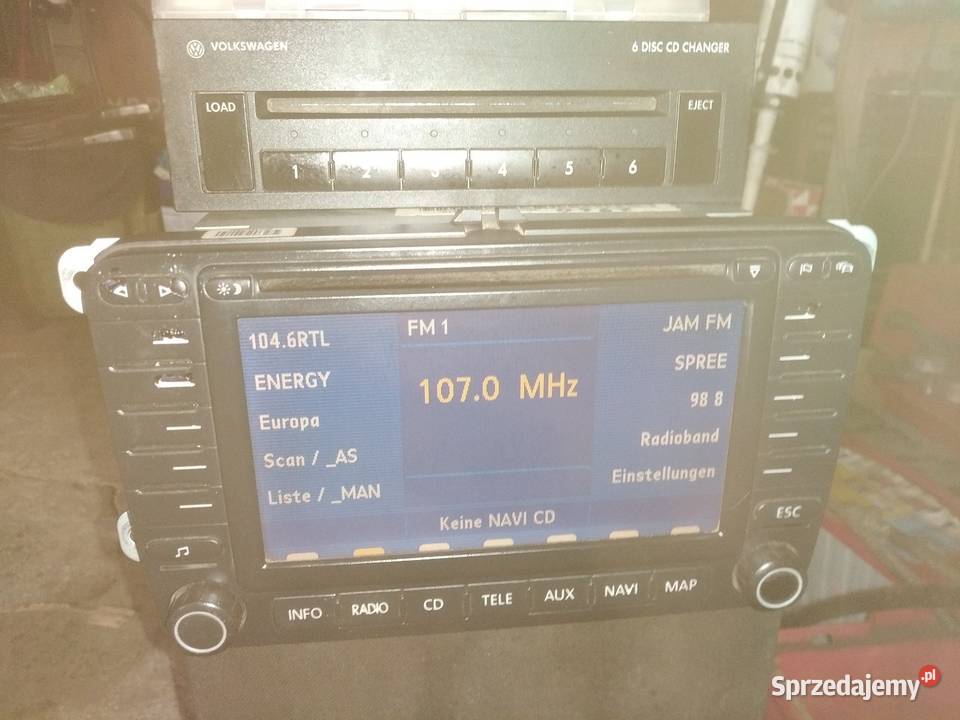 Radio samochodowe z vw touran 2005 Motoryzacja Rzeplin