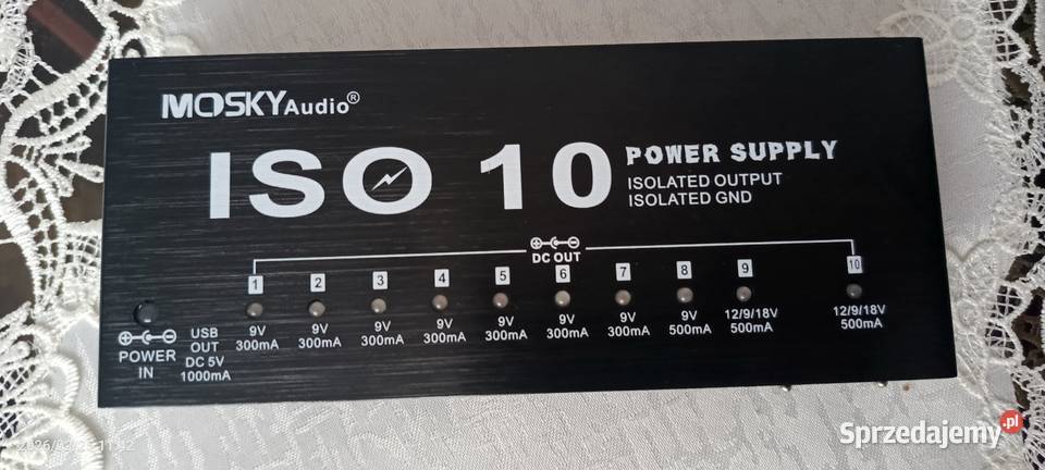 Zasilacz gitarowy MoskyAudio ISO 10 lubelskie Zamość sprzedam