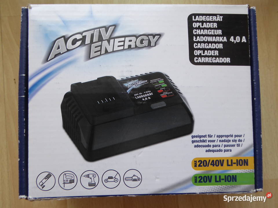 Mocna 4A ładowarka akumulatorów 2040V ACTIV Części do elektronarzędzi Olsztyn