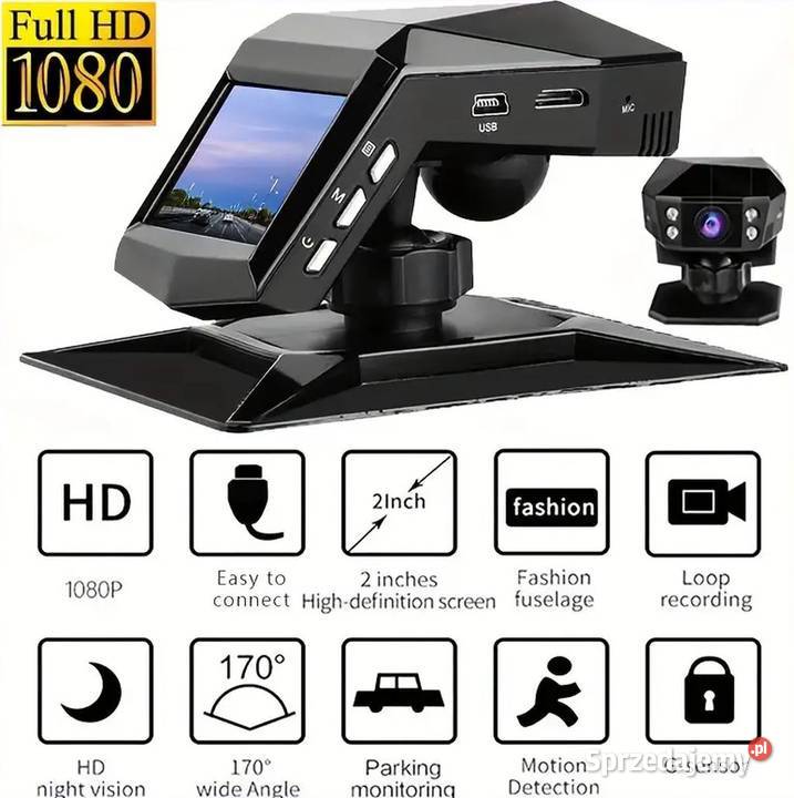 KAMERA REJESTRATOR SAMOCHODOWY FULL HD 1080P wielkopolskie Poznań