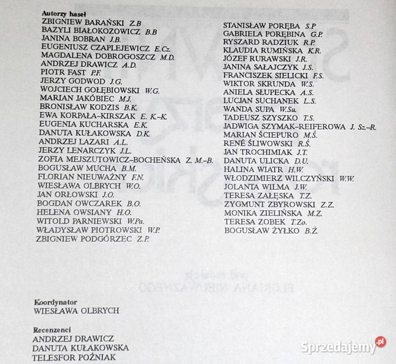 Słownik pisarzy rosyjskich Florian Nieuważny Chełm sprzedam