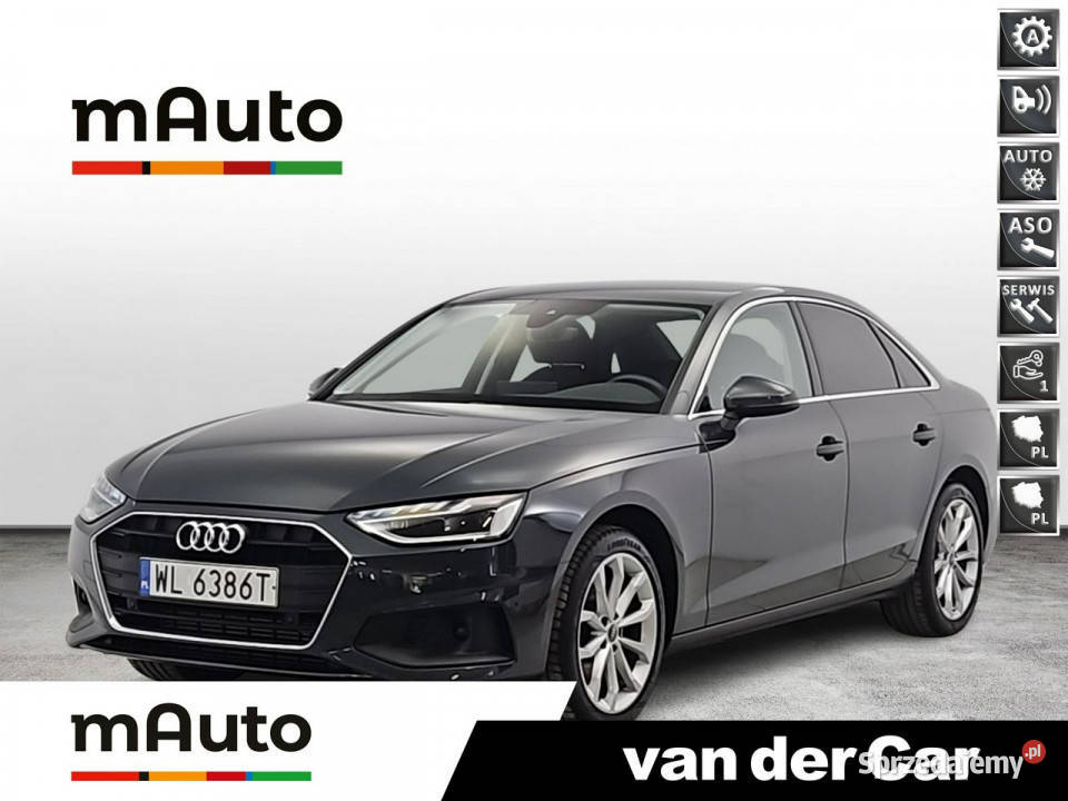 Audi A4 35 TFSI mHEV S tronic Z Polskiego Salonu czujnik zmierzchu mazowieckie Warszawa