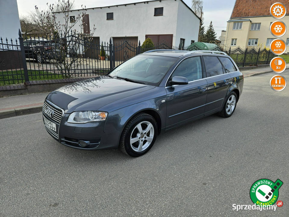 Audi A4 Opłacony Zdrowy Zadbany Automat Klima benzyna Kisielice