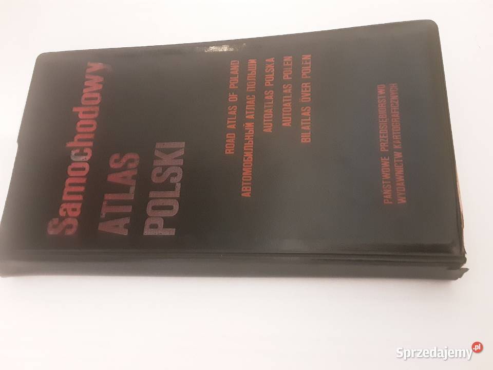 SAMOCHODOWY ATLAS POLSKI Z 1981 ROKU Antykwariat Szczecinek