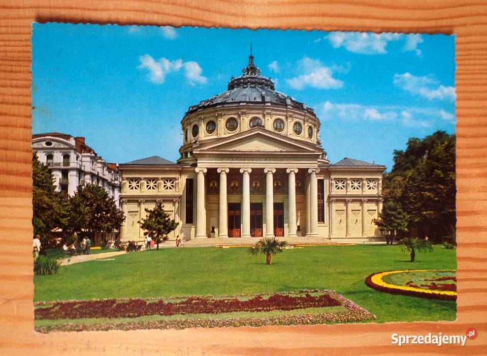 Bukareszt widok na Ateneum Rumuńskie z salą Piszczac