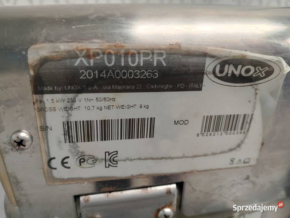 Grill kontaktowy ceramiczny Unox XP010PR Wrocław