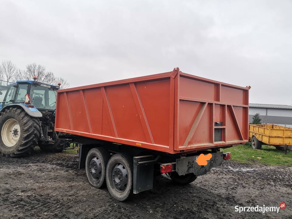 Przyczepa tandem wywrotka zarejestrowana nieuszkodzony