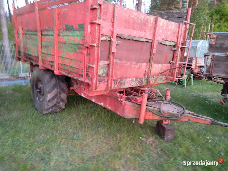 Przyczepa jednoosiowa 3 stronny wywrot