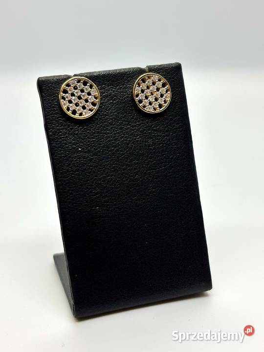 Nowe złote kolczyki pr 585 136g Kółka sztyft Elbląg