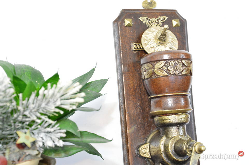 drewniany MŁYNEK wiszący do kawy bstary Jastrzębie-Zdrój