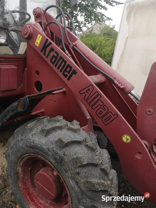 Kramer allrad 318 ładowarka lyzkokrokodyl widły Kabina Trzyciąż