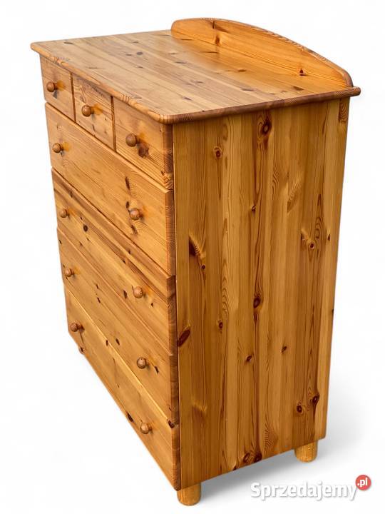 Komoda sosnowa 7 szuflad szafka Gryfice sprzedam