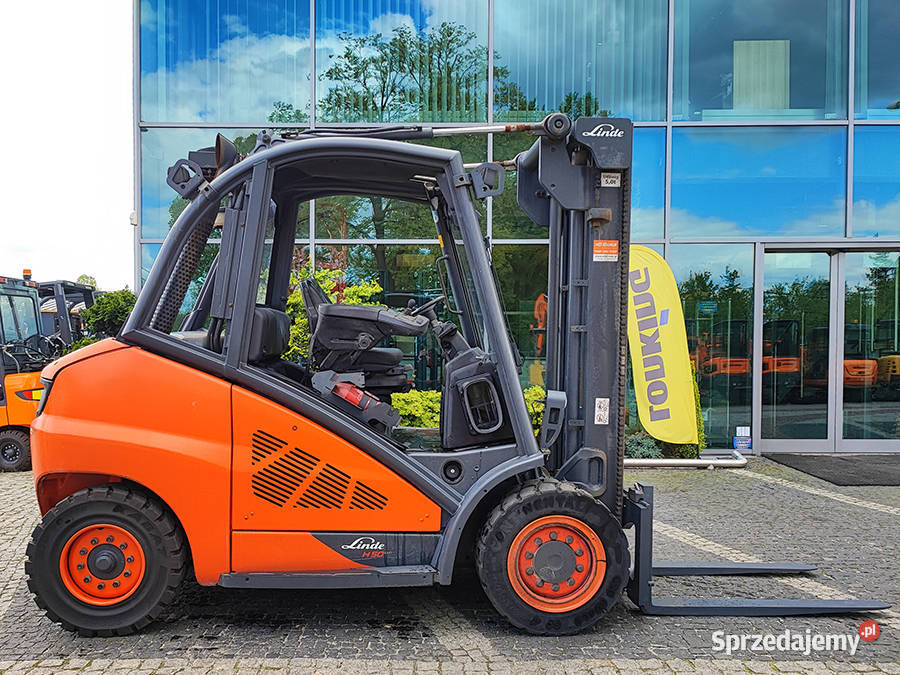 wózek widłowy Linde H50D02 diesel 5 t duplex 31