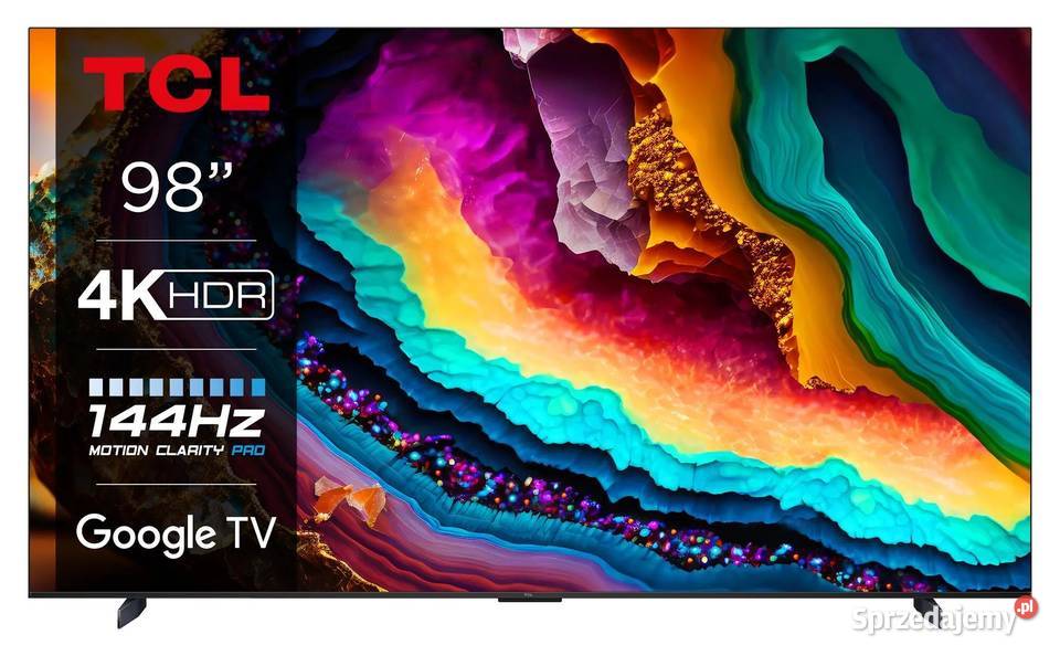 TCL 98P745 98 4K 144Hz Szafka RTV 230 Pełna Telewizory Poznań sprzedam