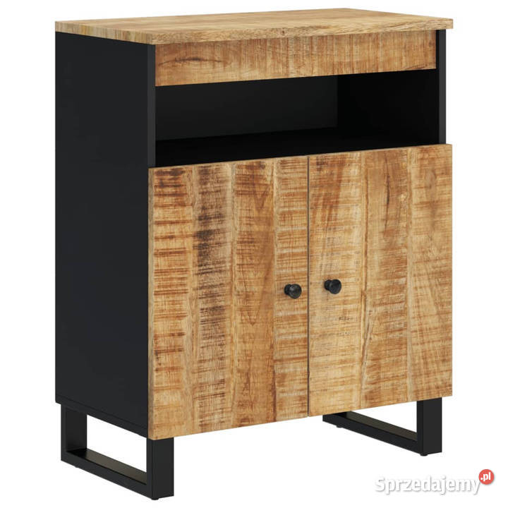 Szafka z 2 drzwiczek 60x33x75 lite drewno mango mazowieckie Warszawa sprzedam