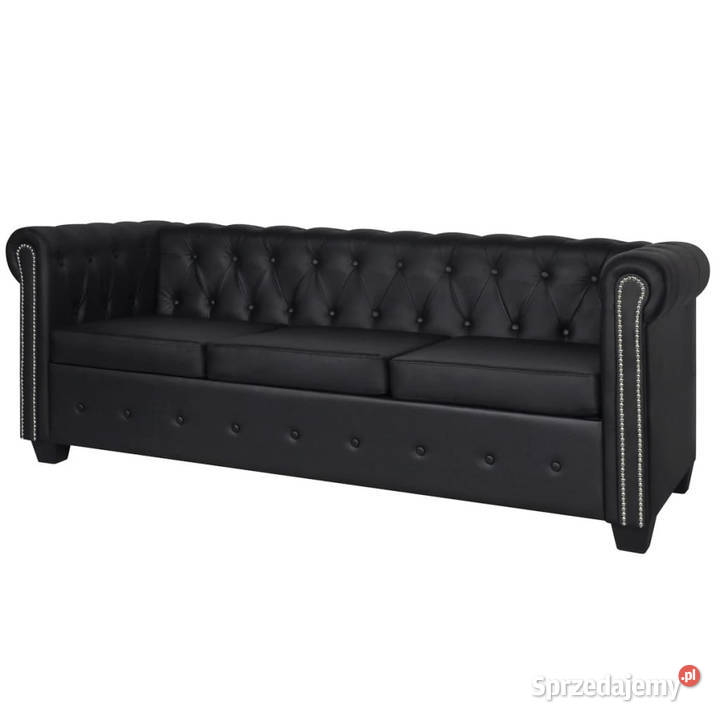 Zestaw sof Chesterfield 2 i 3osobowa ekoskóra Warszawa