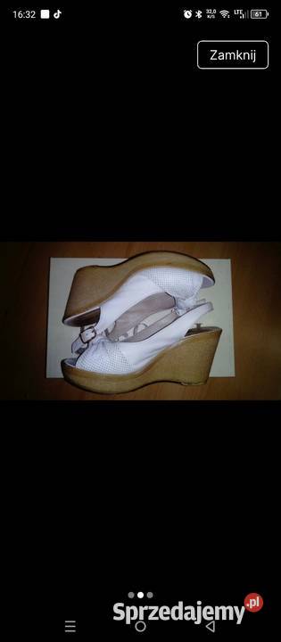 Sandałki damskie na koturnie Koło sprzedam